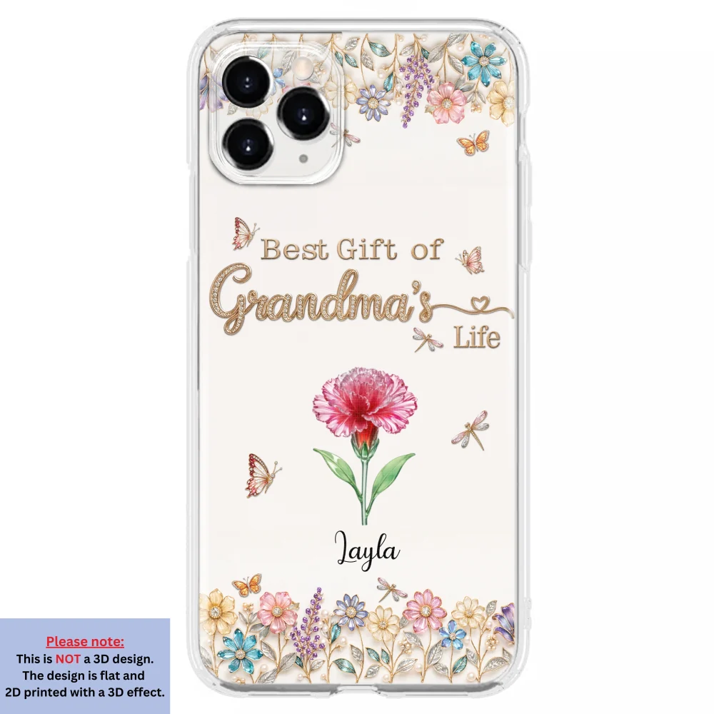 Best Gift Of Grandma Life - Personalized Custom 3D Inflated Effect Phone Case - Image 10