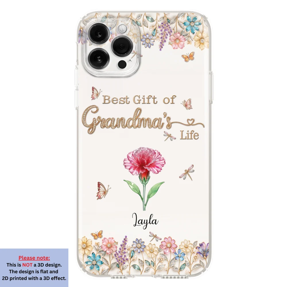 Best Gift Of Grandma Life - Personalized Custom 3D Inflated Effect Phone Case - Image 13