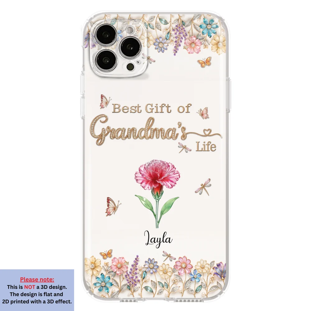 Best Gift Of Grandma Life - Personalized Custom 3D Inflated Effect Phone Case - Image 16