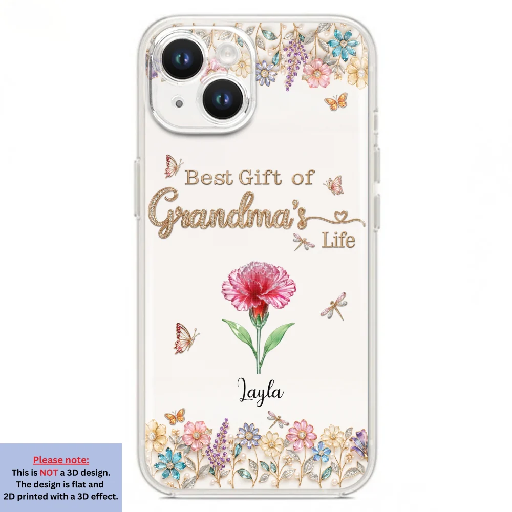 Best Gift Of Grandma Life - Personalized Custom 3D Inflated Effect Phone Case - Image 17
