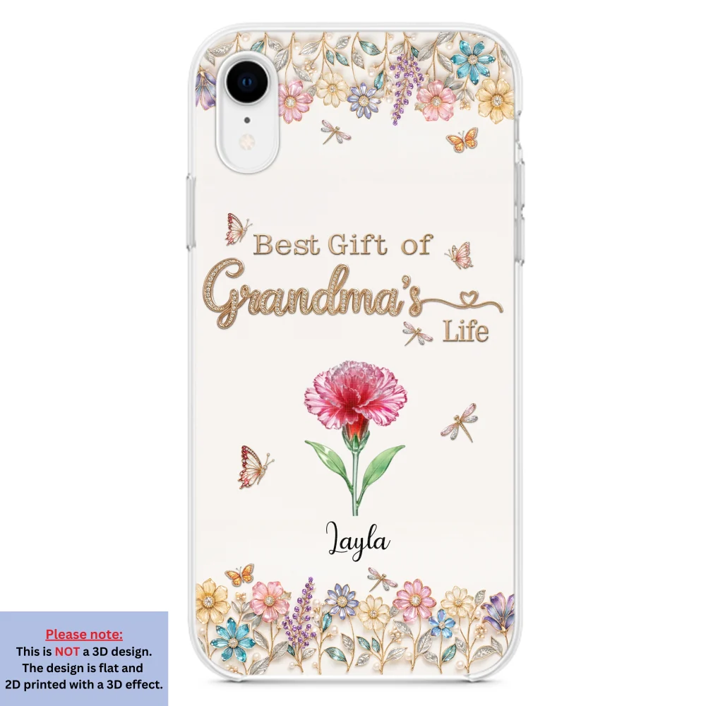 Best Gift Of Grandma Life - Personalized Custom 3D Inflated Effect Phone Case - Image 23
