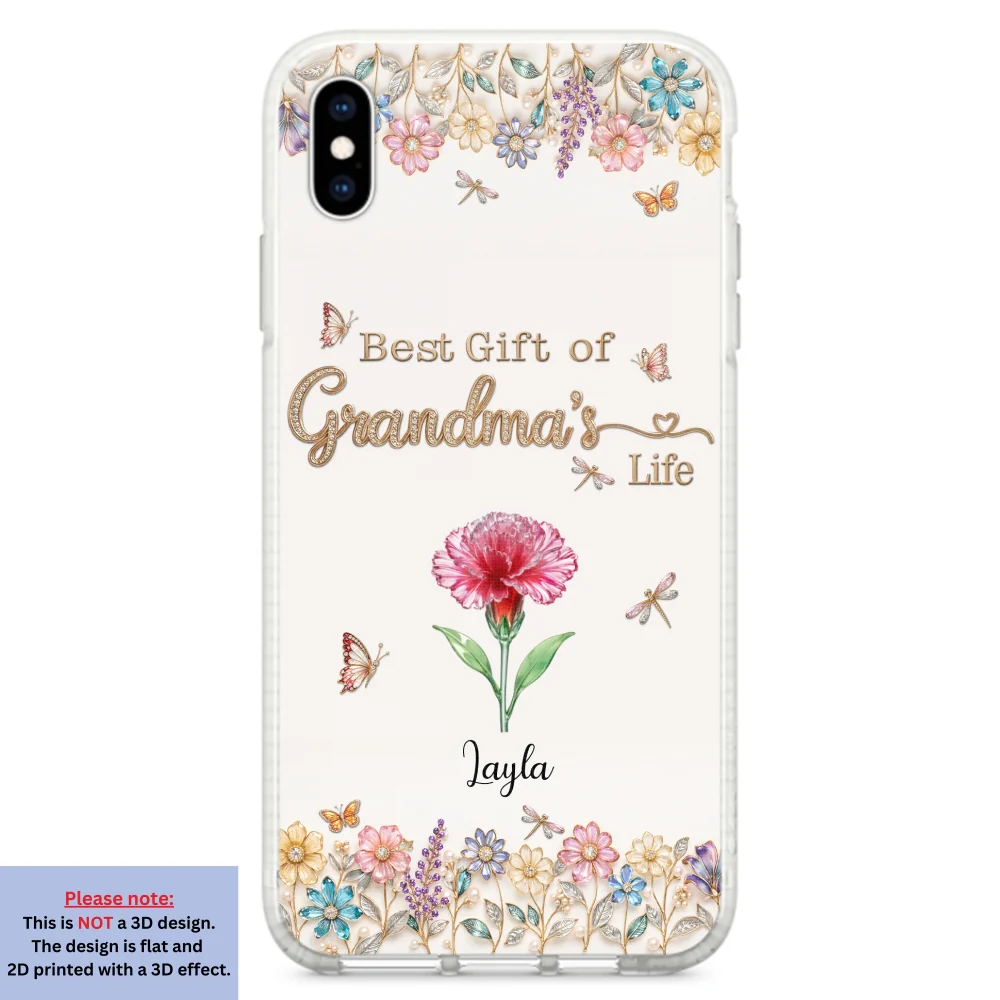 Best Gift Of Grandma Life - Personalized Custom 3D Inflated Effect Phone Case - Image 24