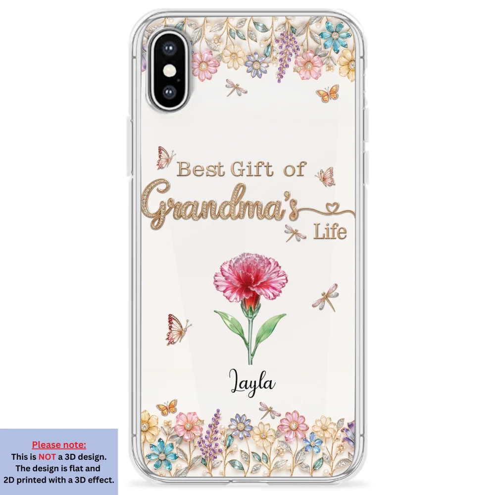 Best Gift Of Grandma Life - Personalized Custom 3D Inflated Effect Phone Case - Image 25