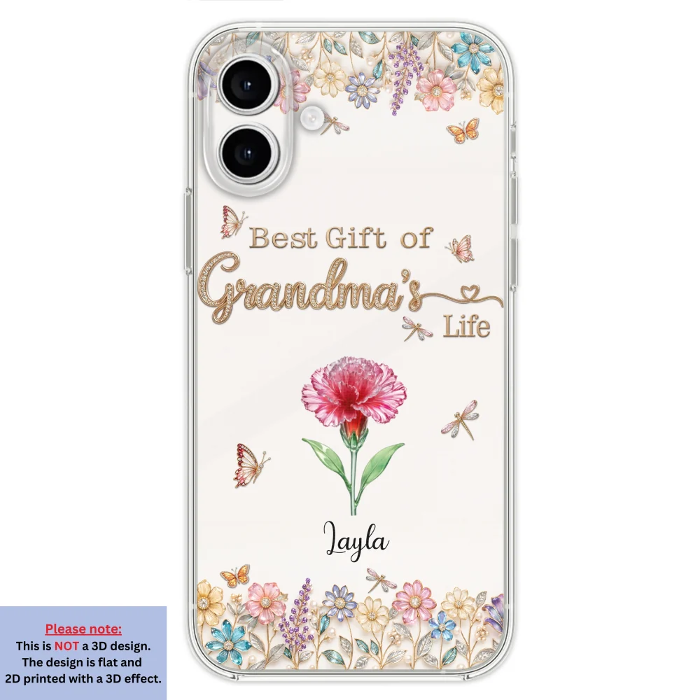 Best Gift Of Grandma Life - Personalized Custom 3D Inflated Effect Phone Case - Image 26