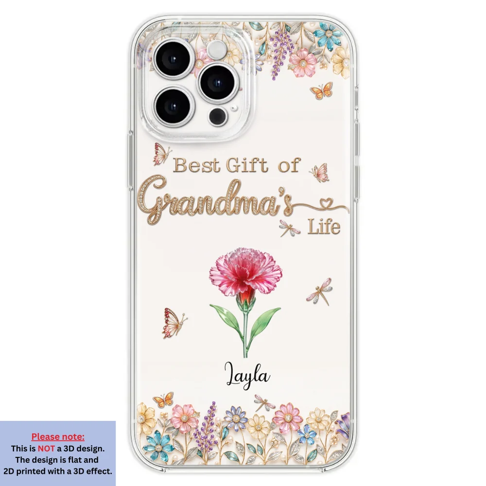 Best Gift Of Grandma Life - Personalized Custom 3D Inflated Effect Phone Case - Image 27
