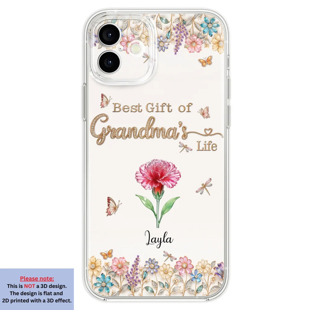 Best Gift Of Grandma Life - Personalized Custom 3D Inflated Effect Phone Case - Image 28