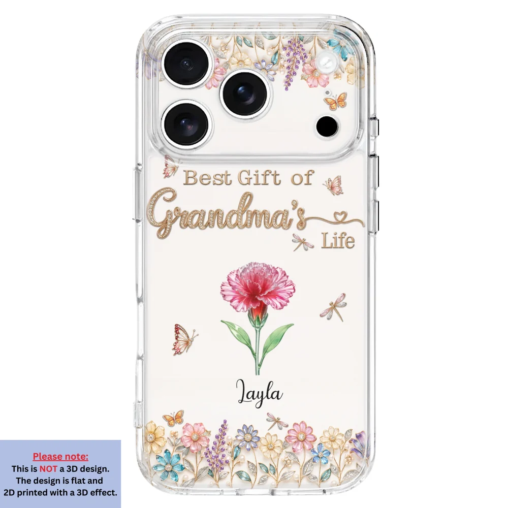 Best Gift Of Grandma Life - Personalized Custom 3D Inflated Effect Phone Case - Image 31