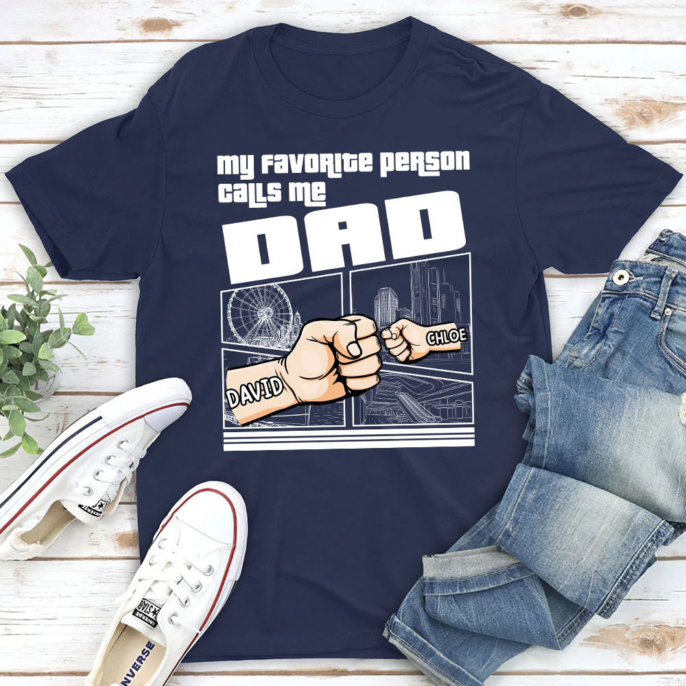 Best Grandpa Ever - Personalized Custom Shirt - Image 5