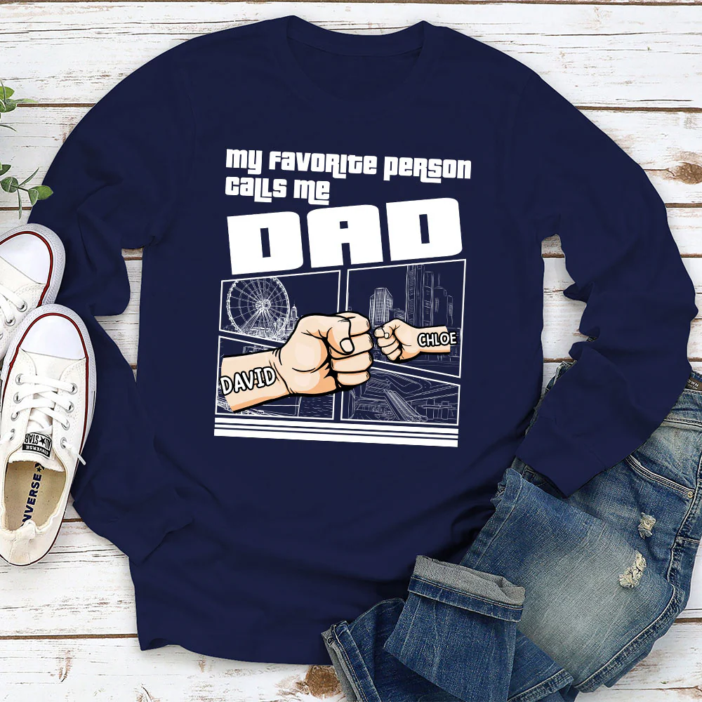 Best Grandpa Ever - Personalized Custom Shirt - Image 9