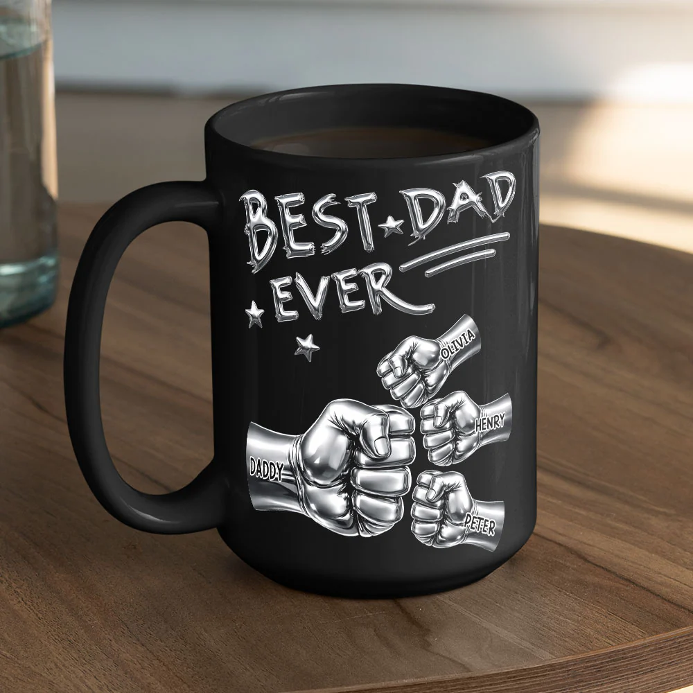 Best In The World - Personalized Custom Coffee Mug - Image 6