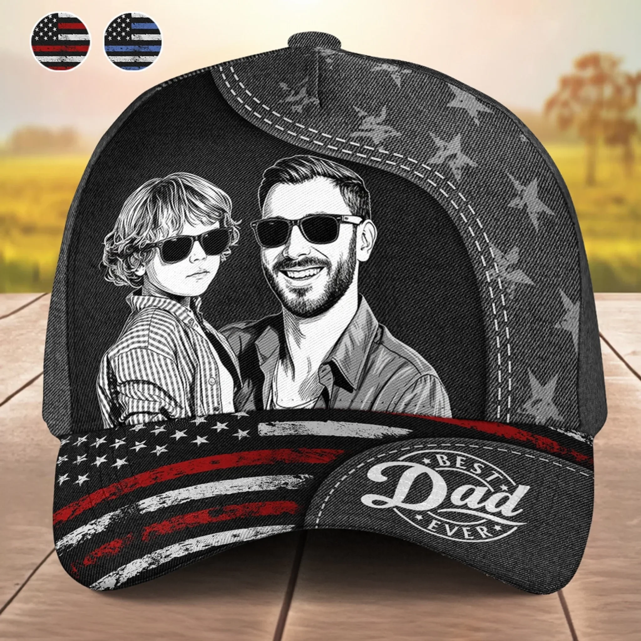 Best Memories With Dad - Personalized Custom Classic Cap