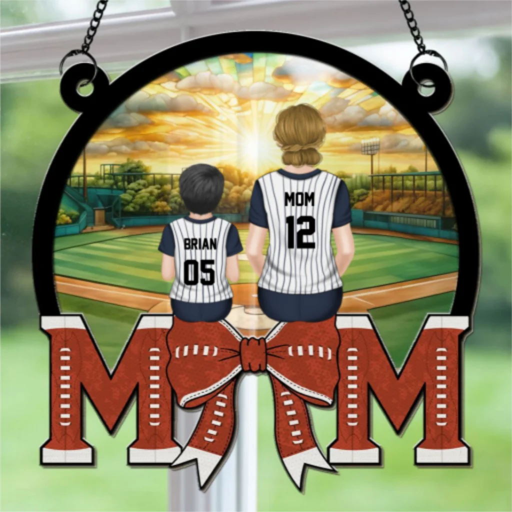Best Mom Dream Team - Personalized Custom Suncatcher - Image 6