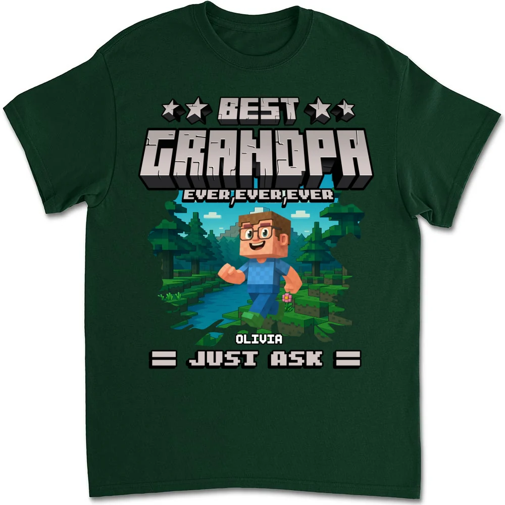 Best Papa Ever Ever - Personalized Custom Shirt - Image 10