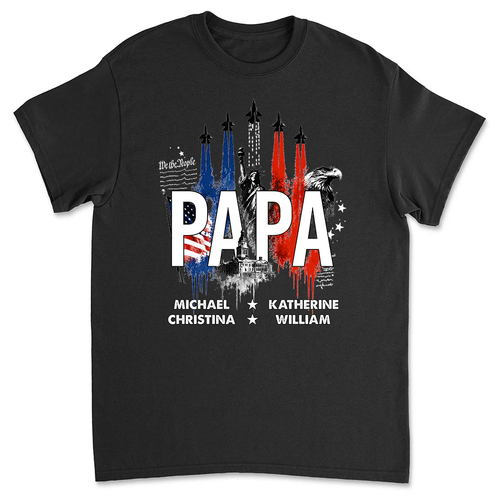 Best Papa - Personalized Custom Shirt
