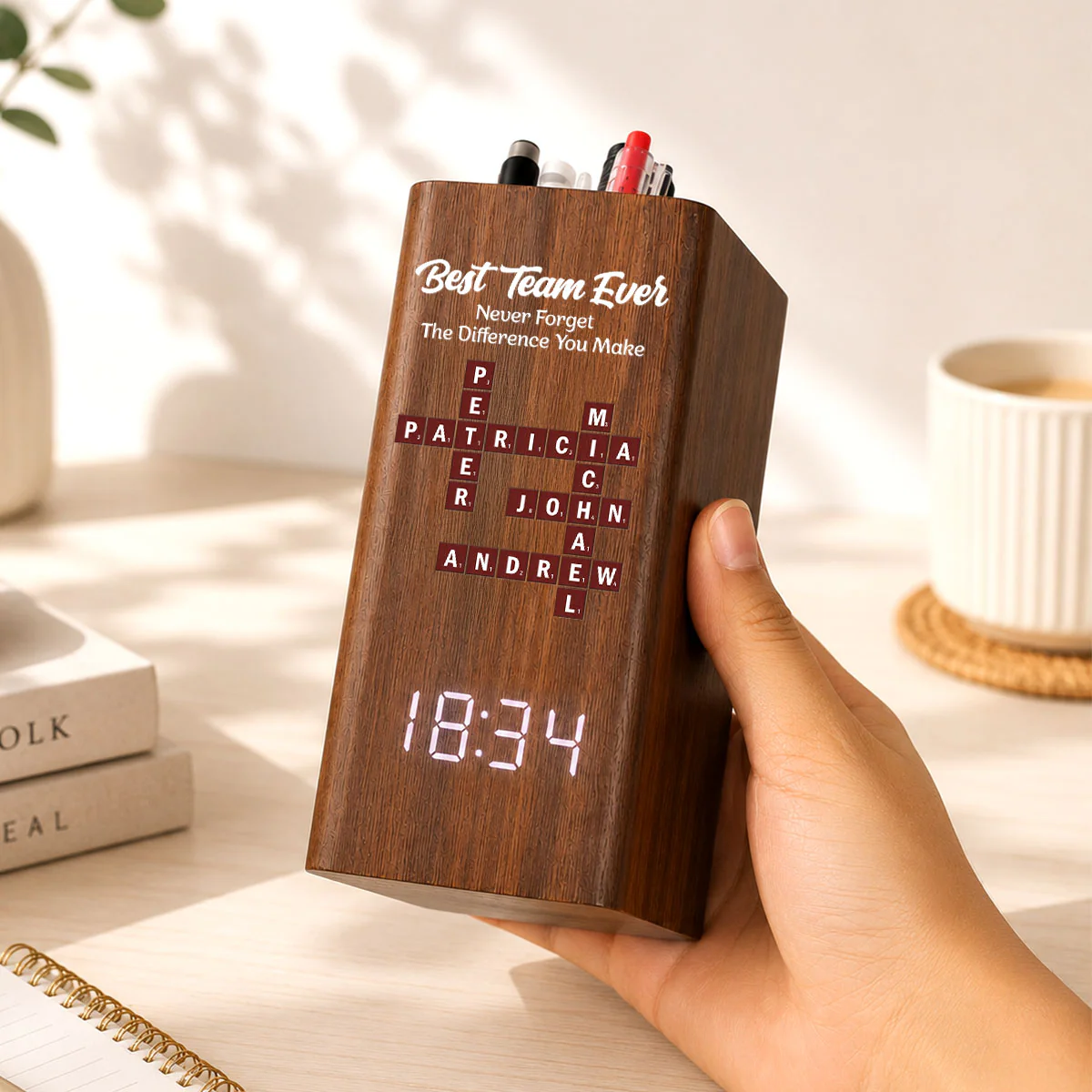 Best Team Ever - Personalized Custom Pen Holder - Image 4