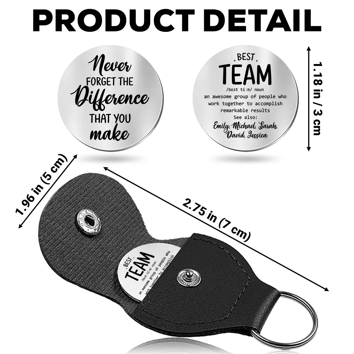 Best Team - Personalized Custom Pocket Hug - Image 5