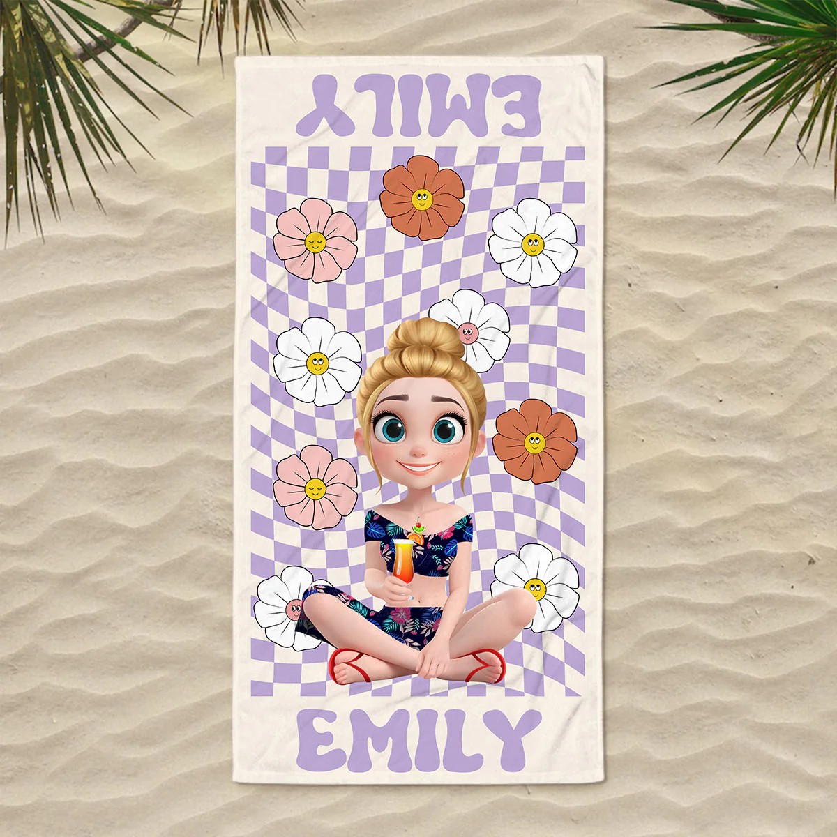 Best Trip Ever - Personalized Custom Beach Towel - Image 2