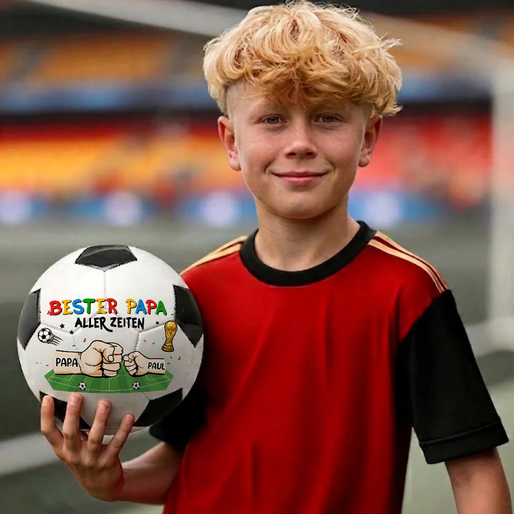Bester Papa - Personalisierter Fußball Nach Wunsch - Image 4