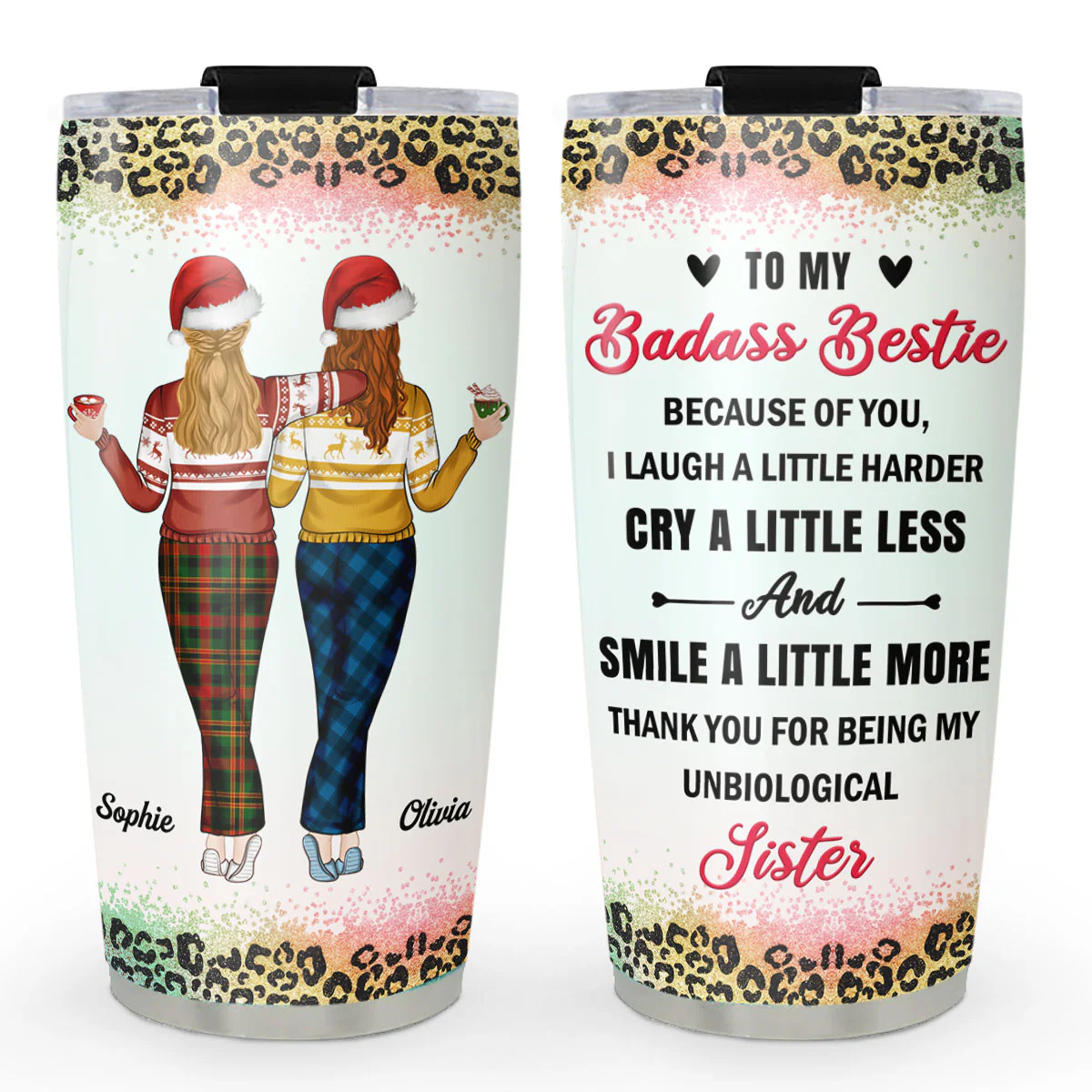 Bestie For Life - Personalized Custom Tumbler