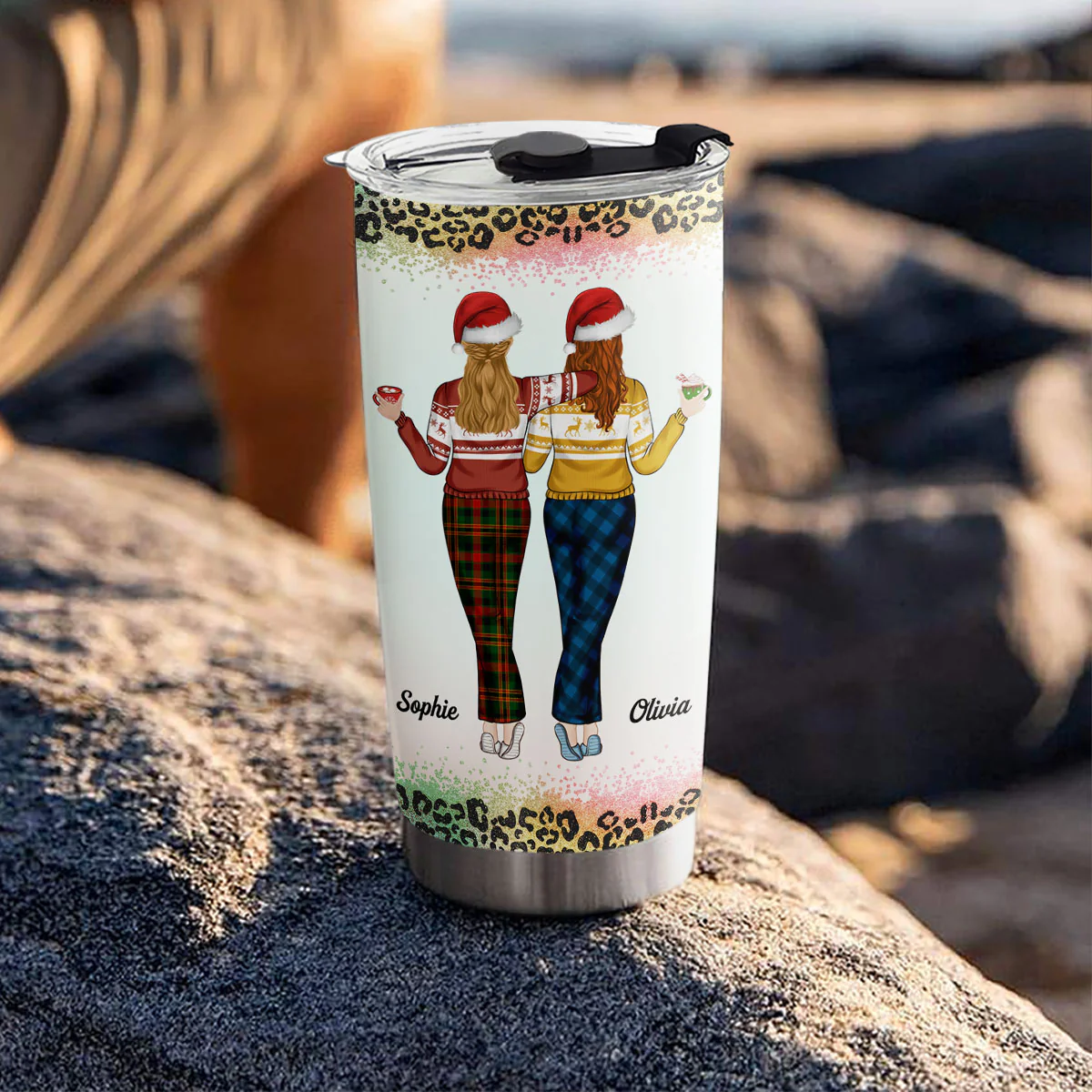 Bestie For Life - Personalized Custom Tumbler - Image 5