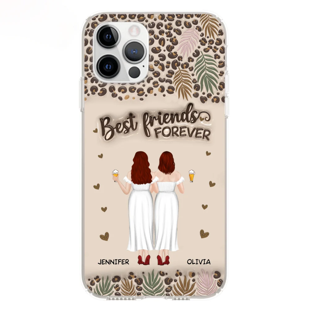 Bestie Forever - Personalized Custom 3D Inflated Effect Phone Case - Image 11