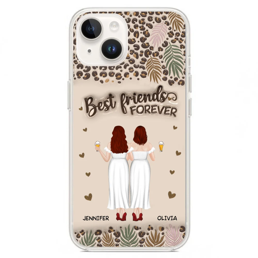Bestie Forever - Personalized Custom 3D Inflated Effect Phone Case - Image 17