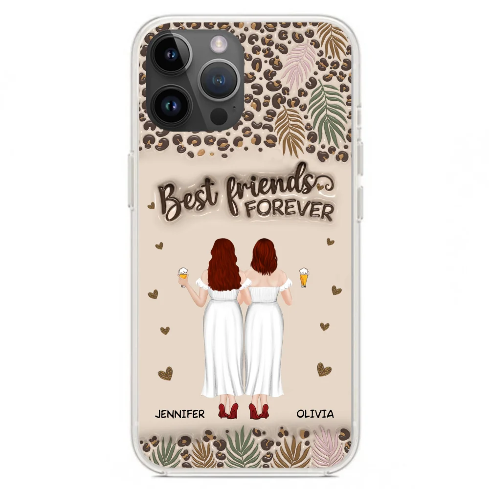 Bestie Forever - Personalized Custom 3D Inflated Effect Phone Case - Image 18