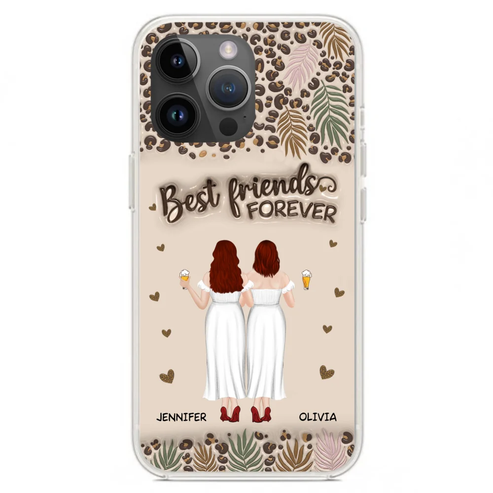 Bestie Forever - Personalized Custom 3D Inflated Effect Phone Case - Image 19