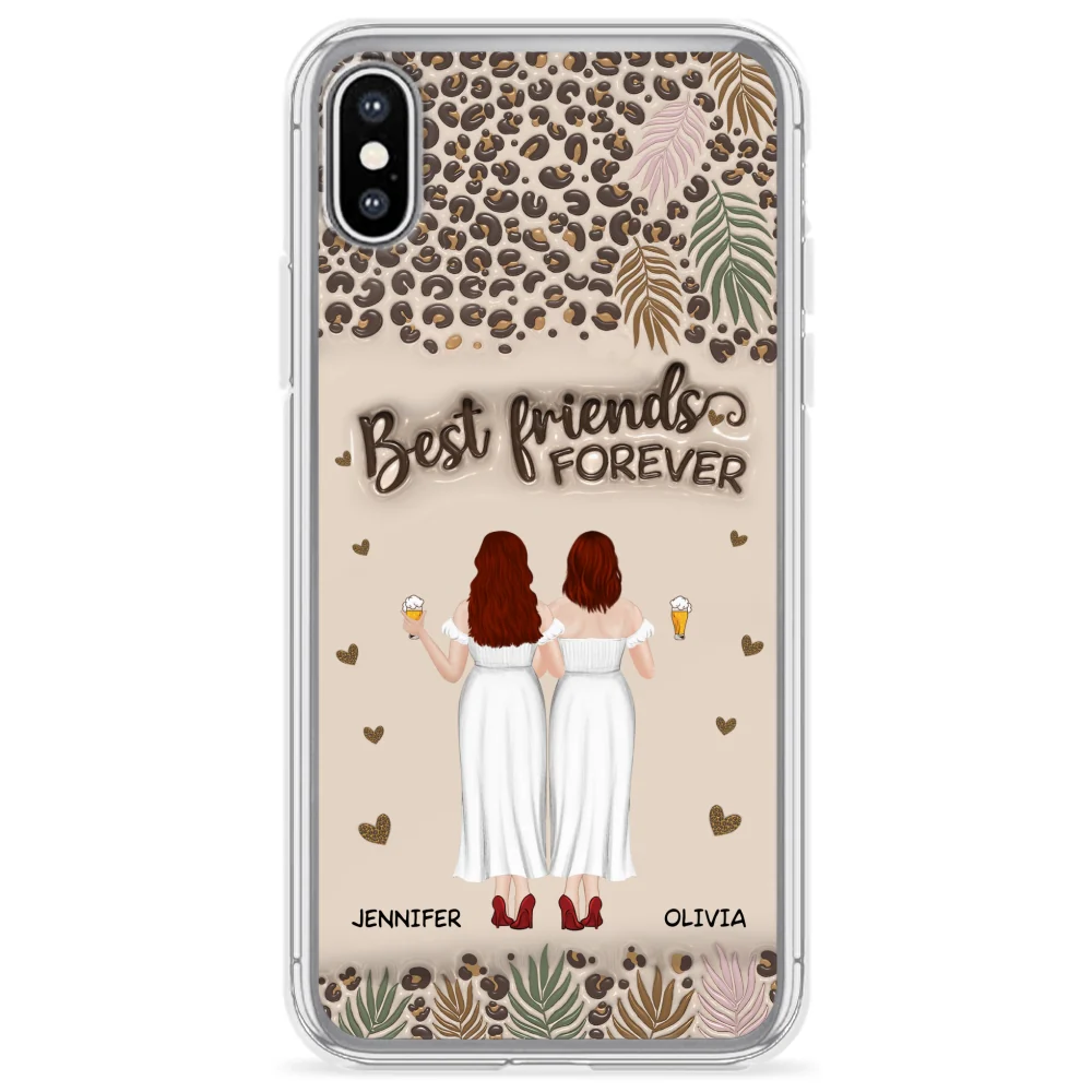 Bestie Forever - Personalized Custom 3D Inflated Effect Phone Case - Image 24