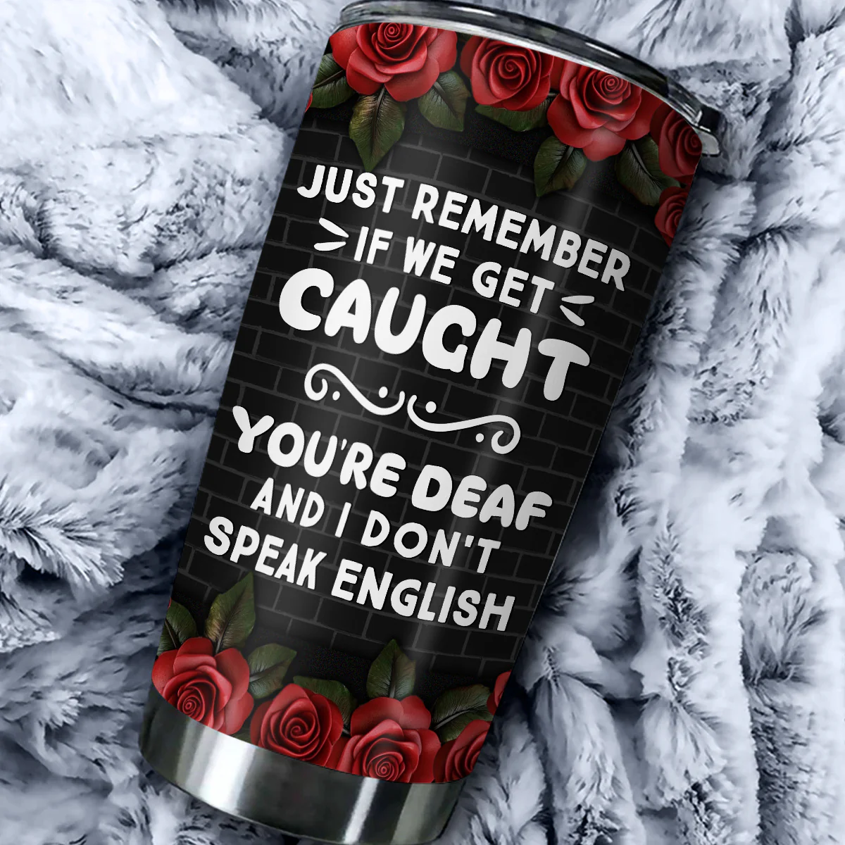 Bestie Partners In Crime If We Get Caught Cartoonize - Personalized Custom Tumbler - Image 4