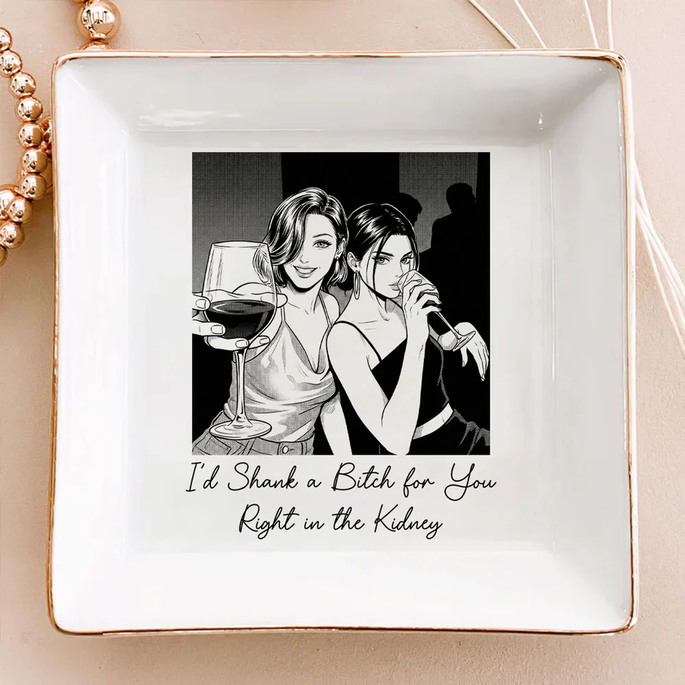 Bestie Photo - Personalized Custom Jewelry Dish