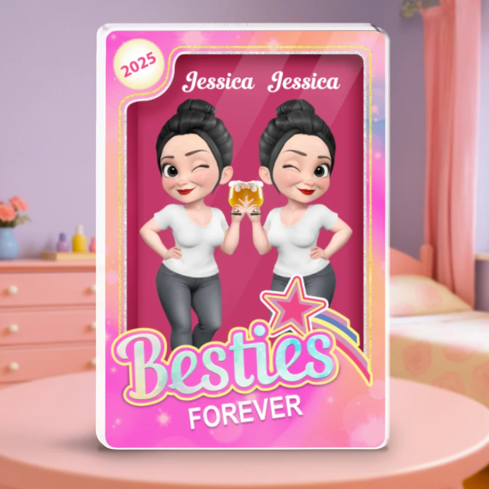 Besties Sisters - Personalized Custom Acrylic Plaque - Image 6