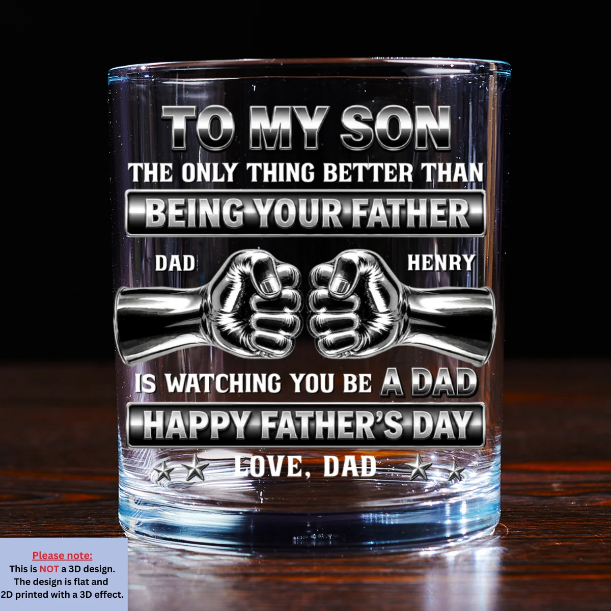 Better Than Being Your Dad - Personalized Custom Whiskey Glass - Image 7