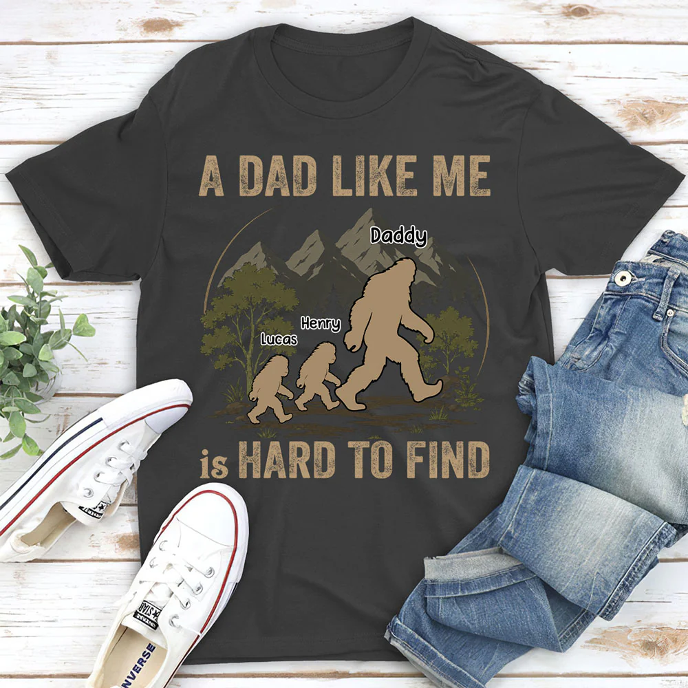 Big Foot Dad - Personalized Custom Shirt - Image 3