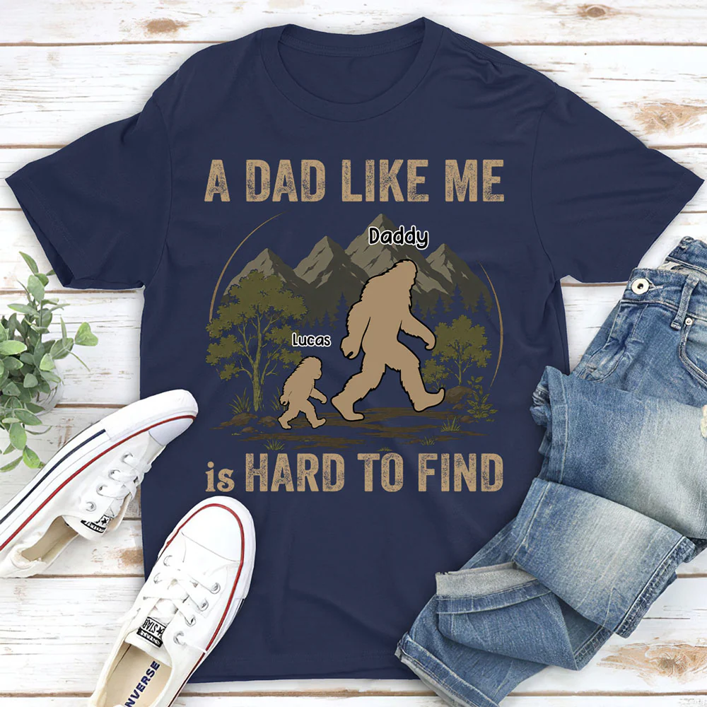 Big Foot Dad - Personalized Custom Shirt - Image 4