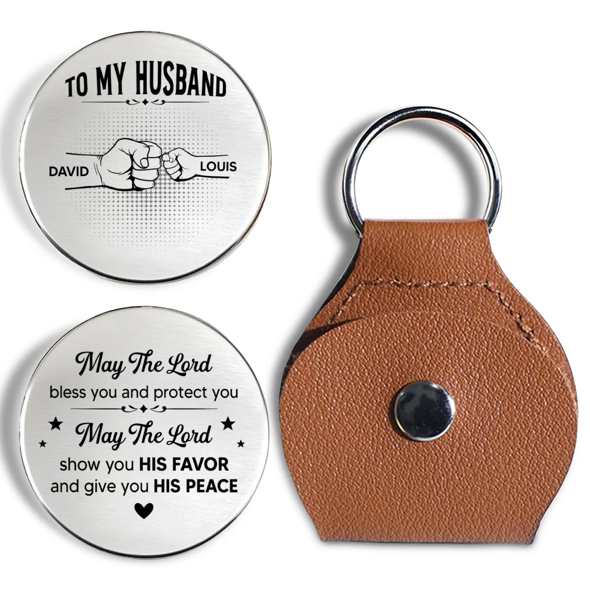 Blessed And Protected Always - Personalized Custom Pocket Hug - Image 7