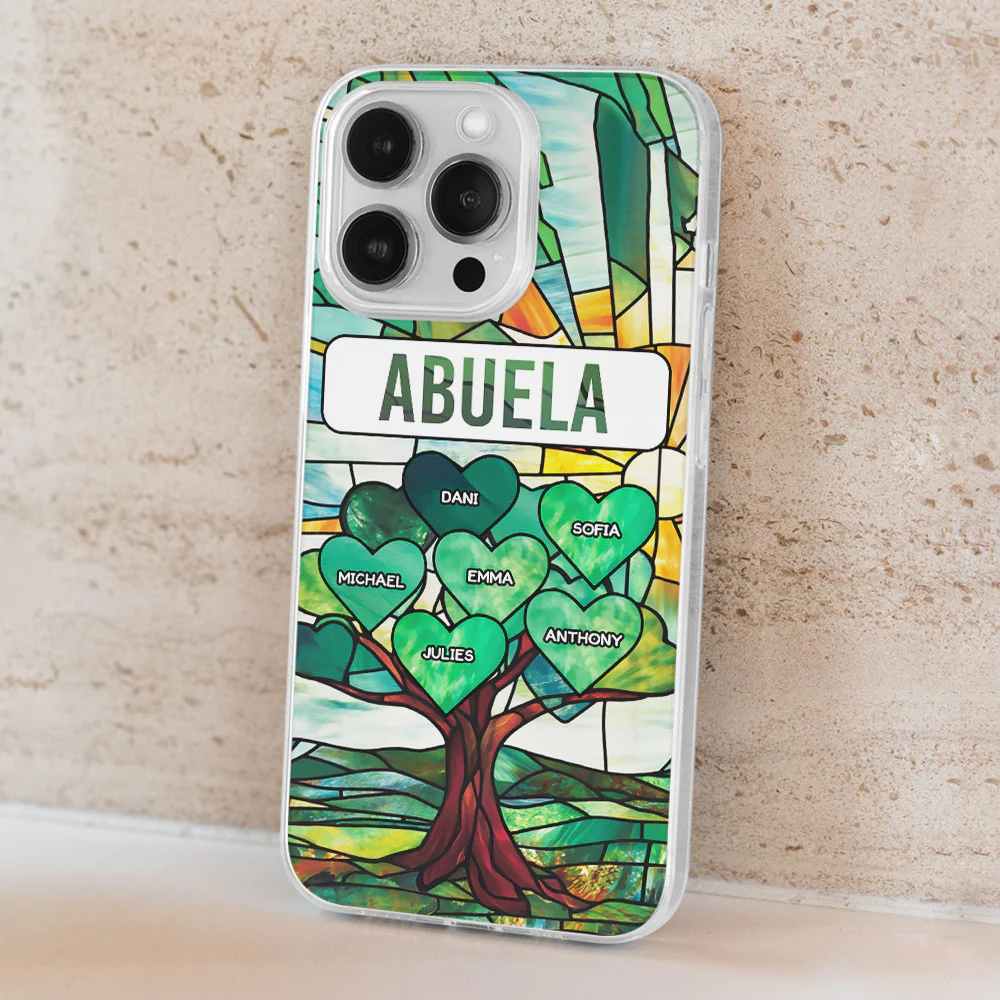 Blessed To Be Called Grandma - Personalized Custom Phone Case - Image 5