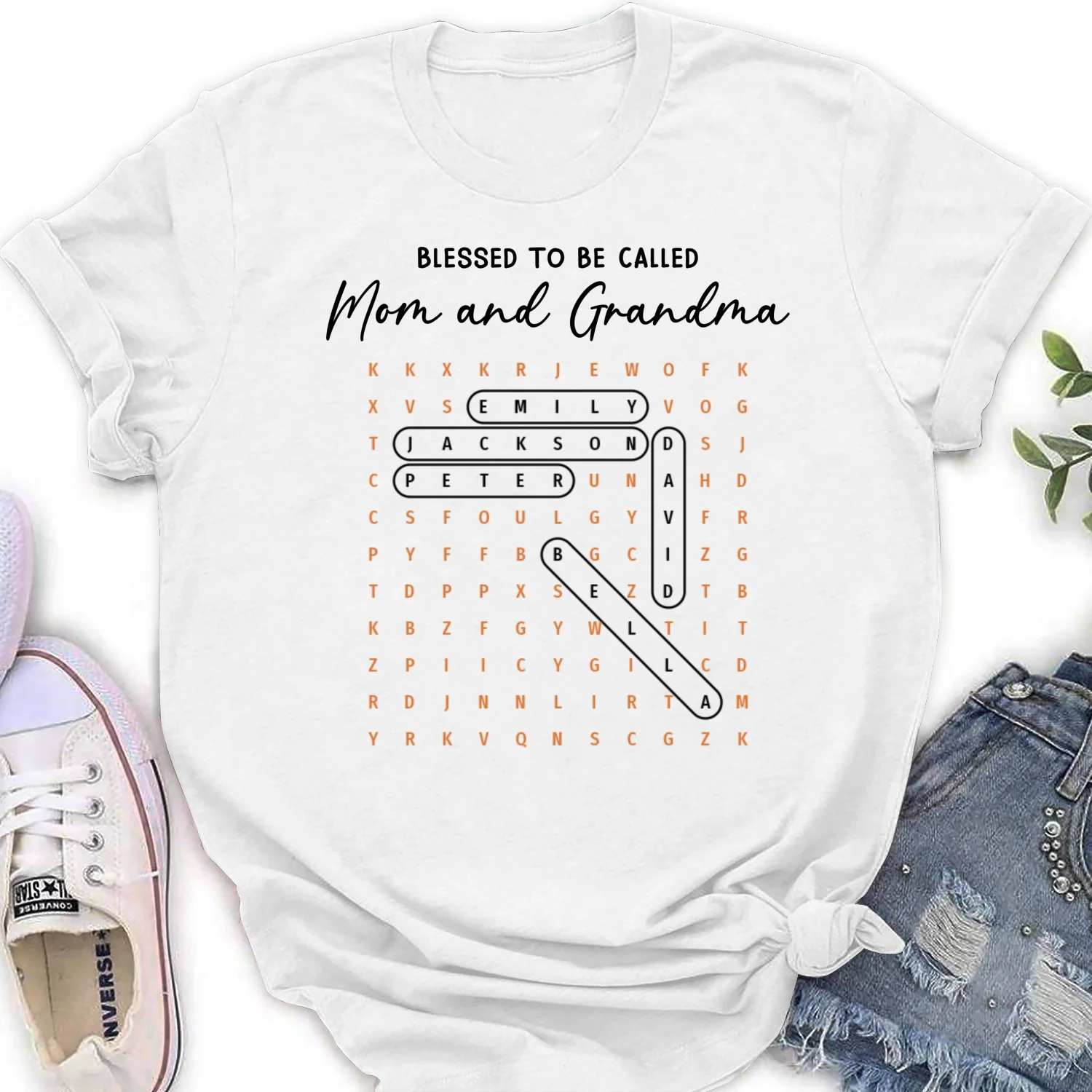 Blessed With Endless Family Joy - Personalized Custom Shirt - Image 16