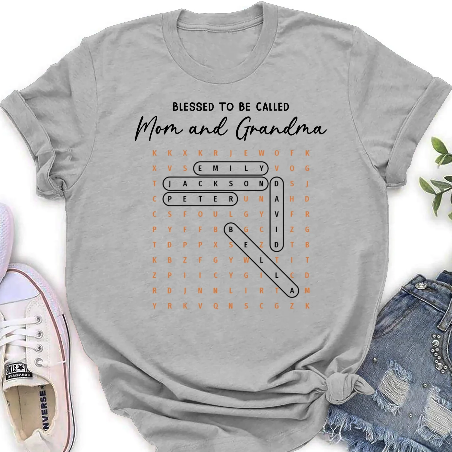 Blessed With Endless Family Joy - Personalized Custom Shirt - Image 17