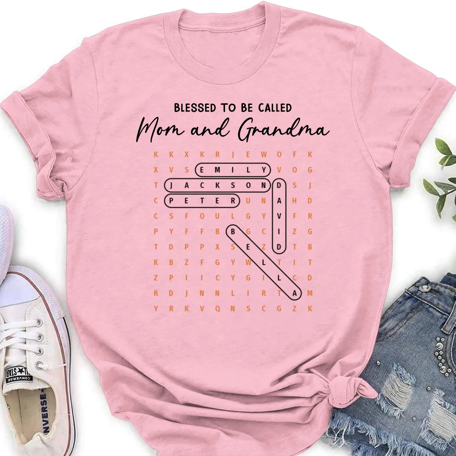 Blessed With Endless Family Joy - Personalized Custom Shirt - Image 18