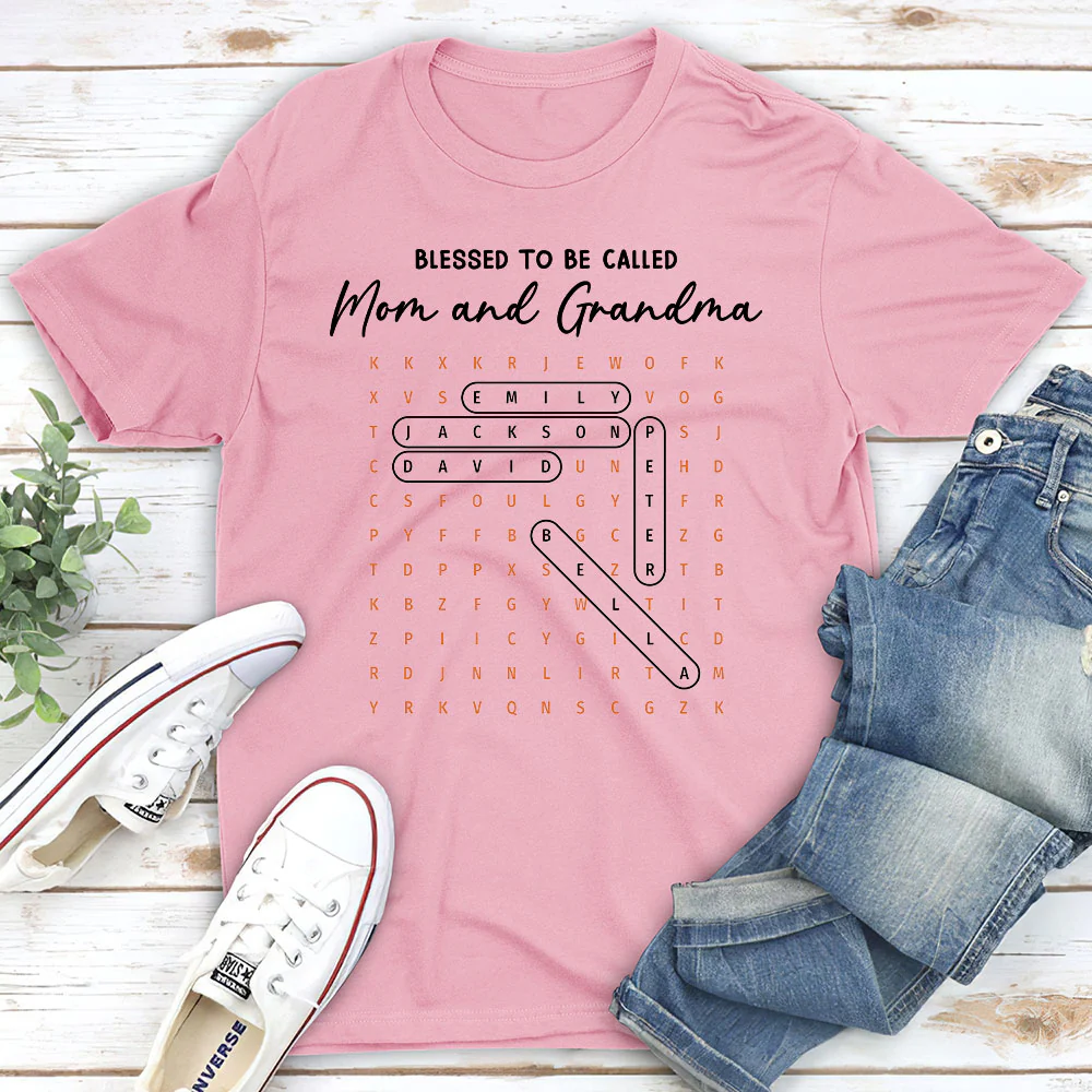 Blessed With Endless Family Joy - Personalized Custom Shirt - Image 2