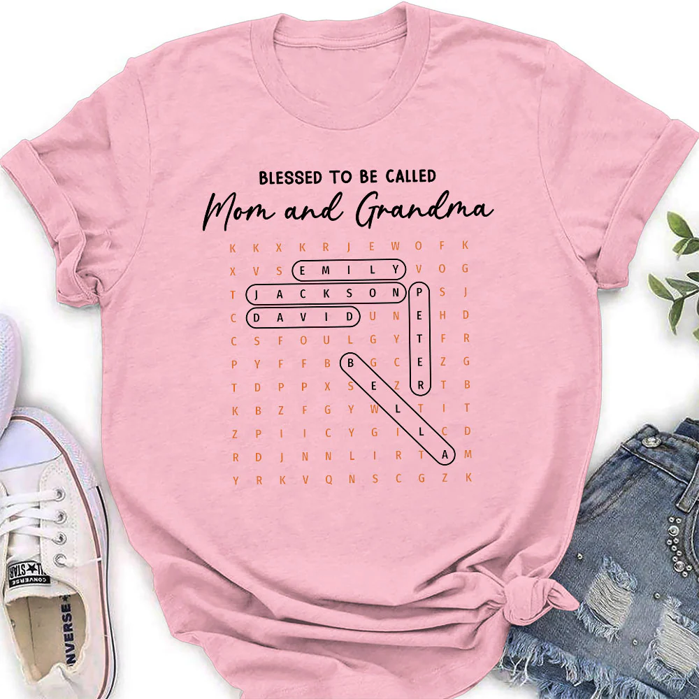 Blessed With Endless Family Joy - Personalized Custom Shirt - Image 3