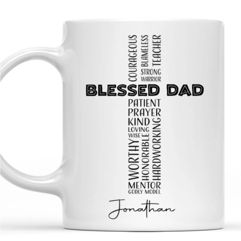 Blessed With Everything - Personalized Custom Coffee Mug - Image 8