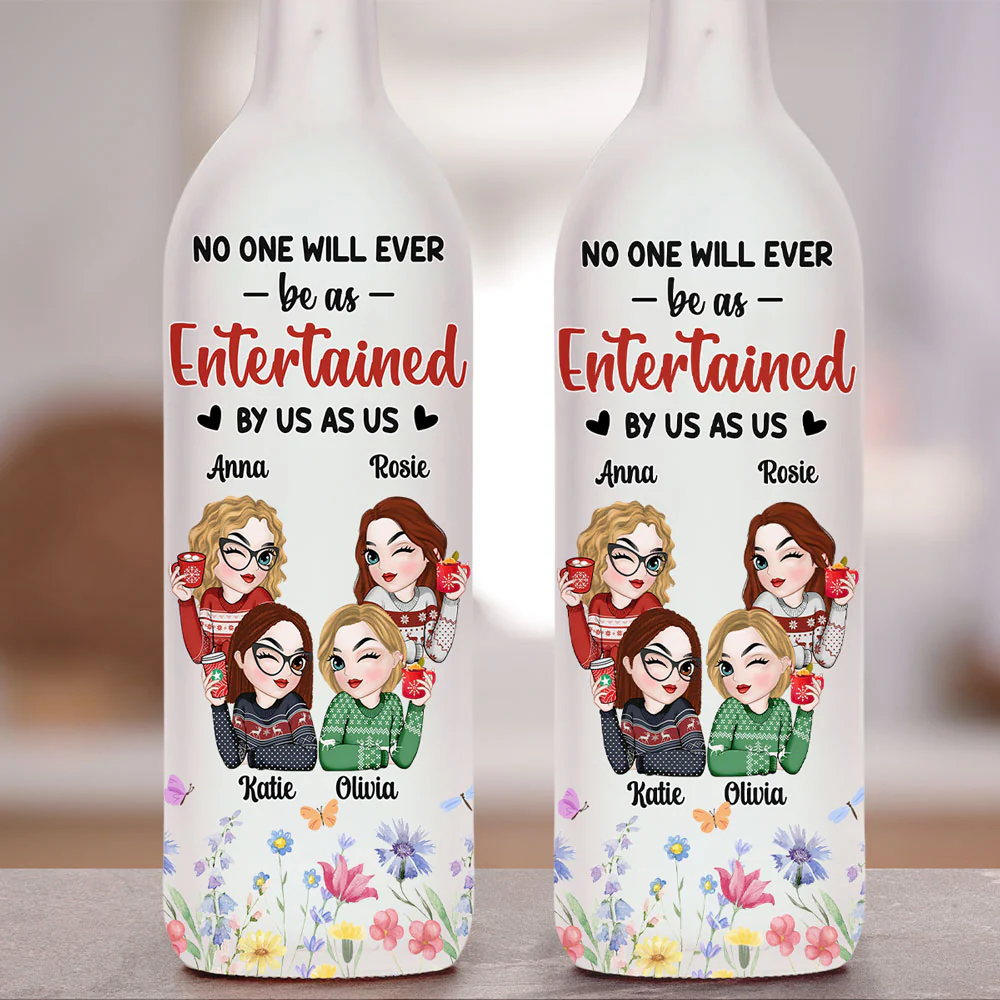 Blooming Friendship - Personalized Custom Bottle Lamp - Image 2