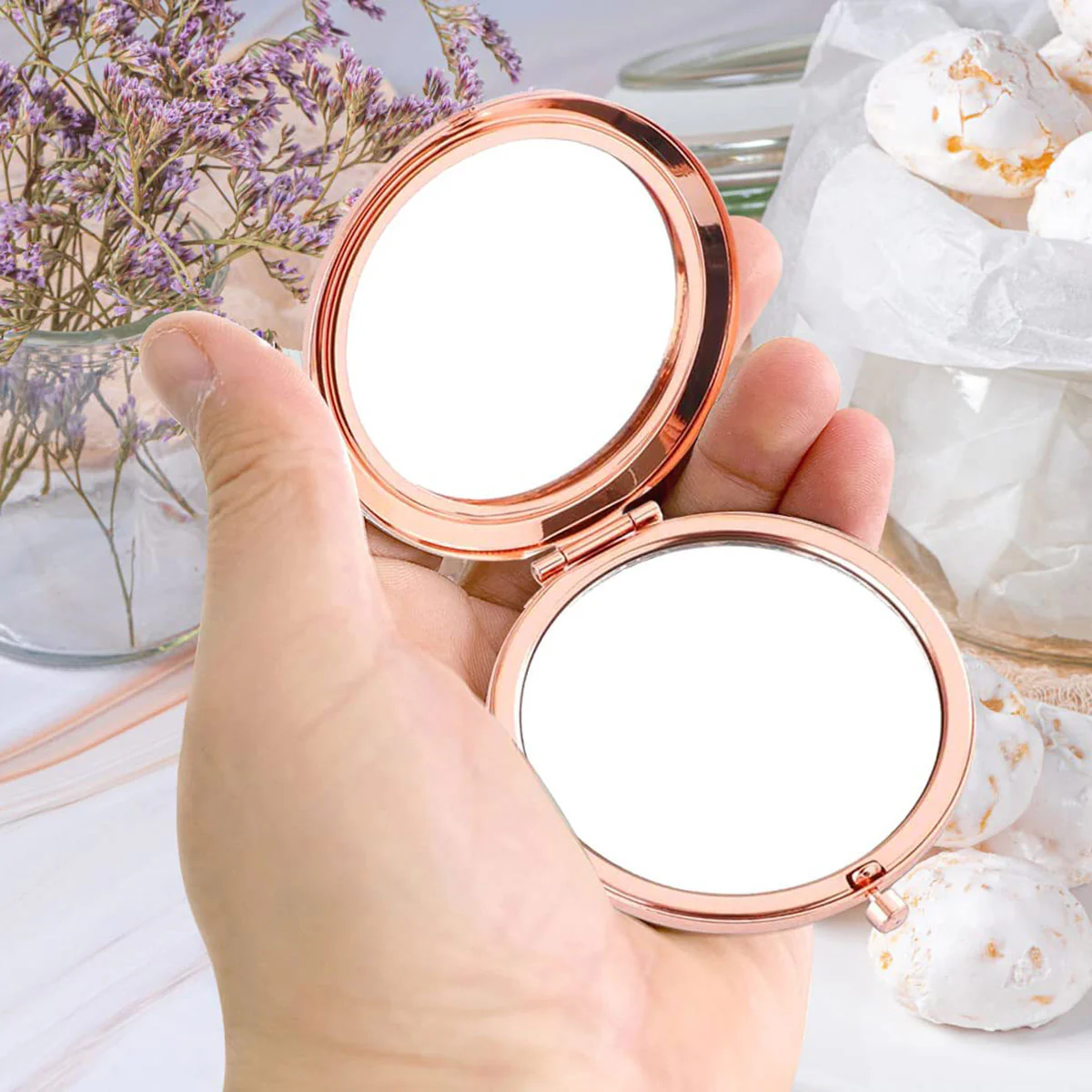 Blooming Soul - Personalized Custom Compact Mirror - Image 4
