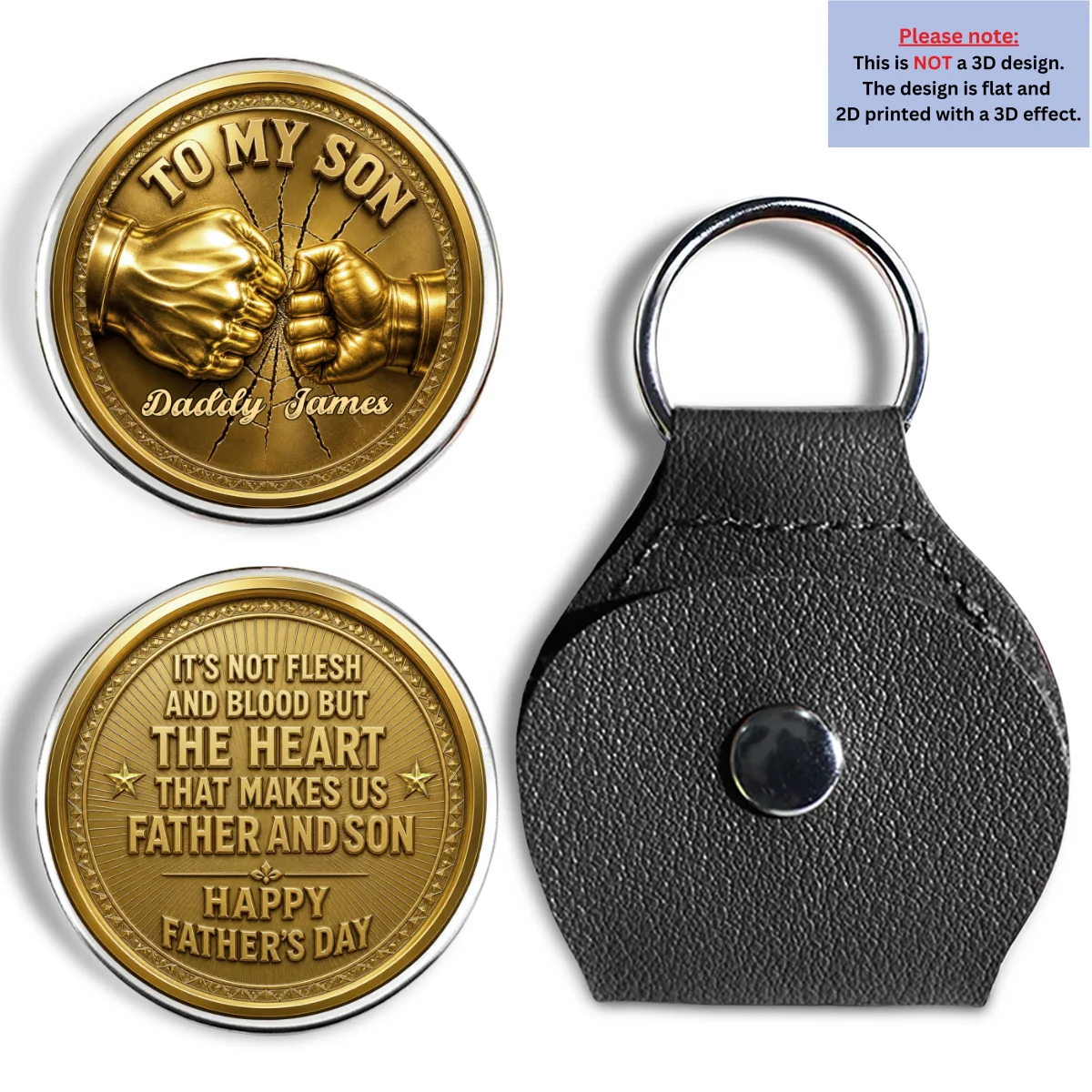 Bonded By Heart - Personalized Custom Pocket Hug - Image 8