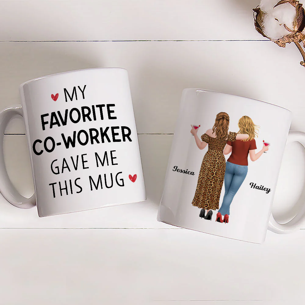 Bonded By Shared Suffering - Personalized Custom Coffee Mug - Image 2