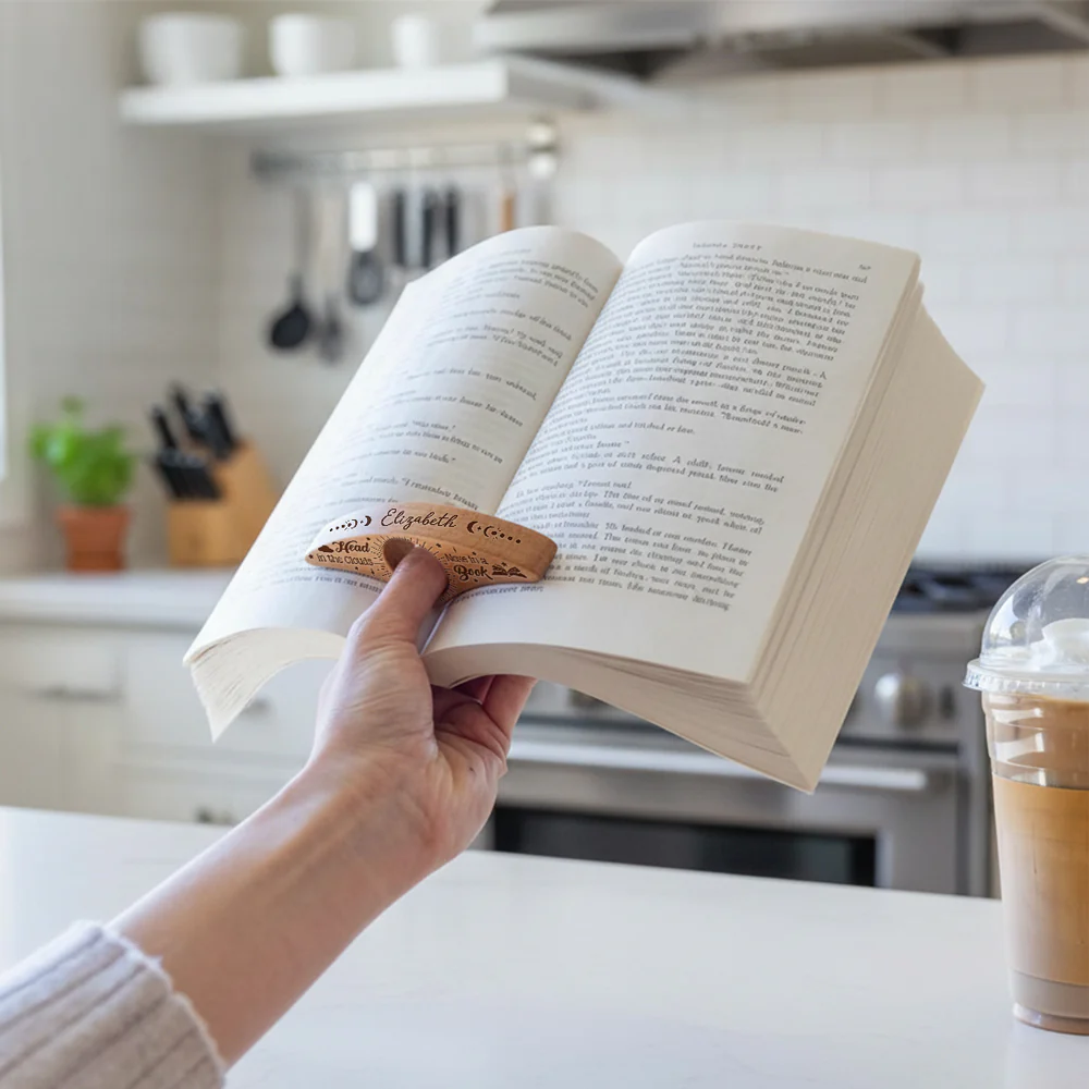 Book Lover - Personalized Custom Book Page Holder - Image 5