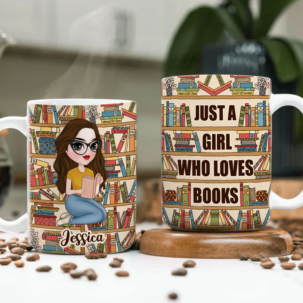 Book Lover - Personalized Custom Coffee Mug - Image 6