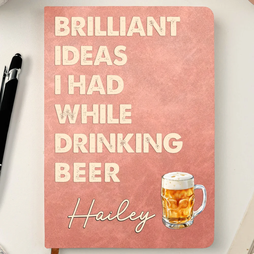 Brilliant Ideas - Personalized Custom Leather Journal - Image 9